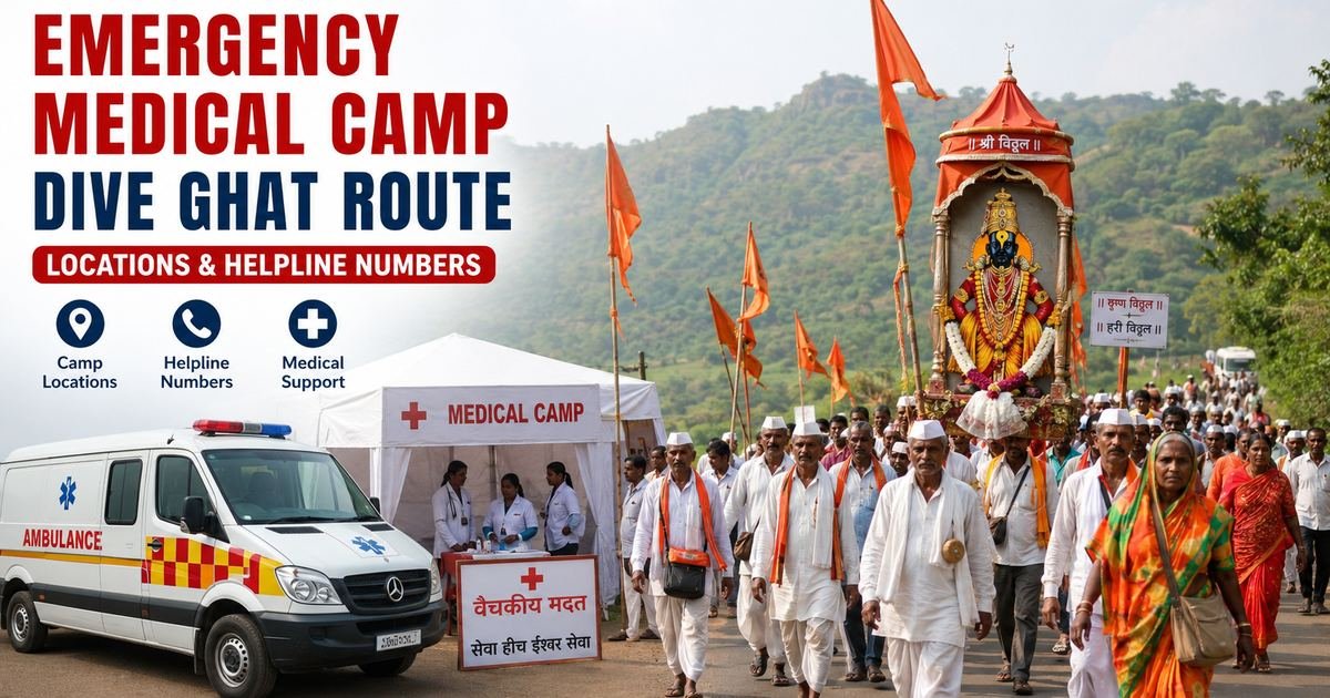 दिवे घाट मार्गावरील आपत्कालीन वैद्यकीय शिबिरे आणि हेल्पलाइन क्रमांक