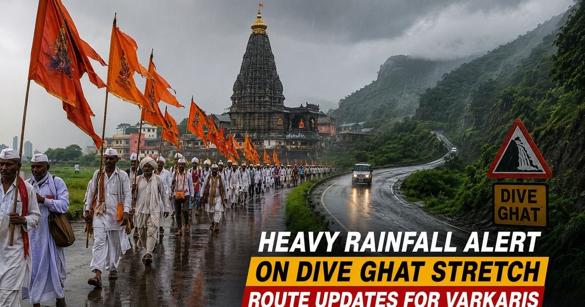 Heavy Rainfall Alert on Dive Ghat Stretch: Route Updates for Varkaris