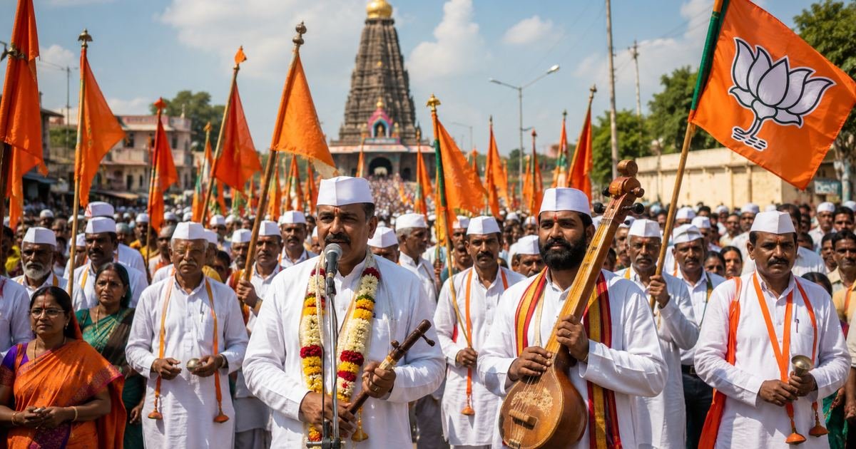 Kirtankars and Varkaris Drive Silent Support for BJP in Maharashtra
