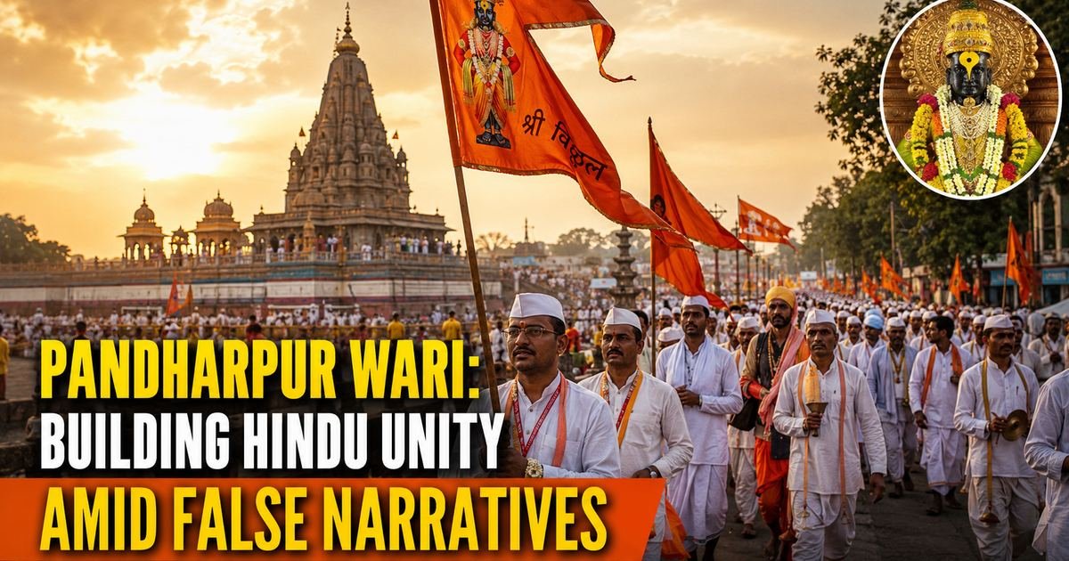Pandharpur Wari: Building Hindu Unity Amid False Narratives