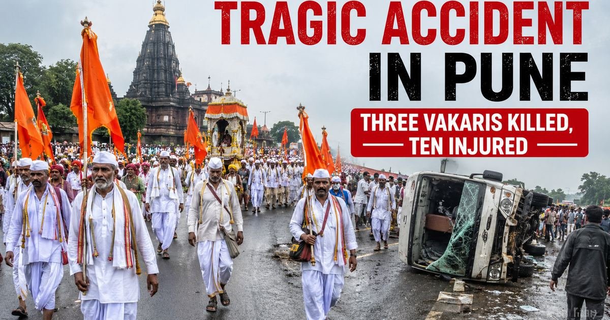 Tragic Accident in Pune: Three Varkaris Killed, Ten Injured