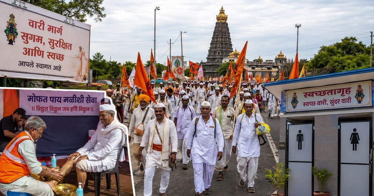 Better Roads, Foot Massage, Cleaner Toilets: Pilgrims Welcome Improved Facilities on the Wari Route