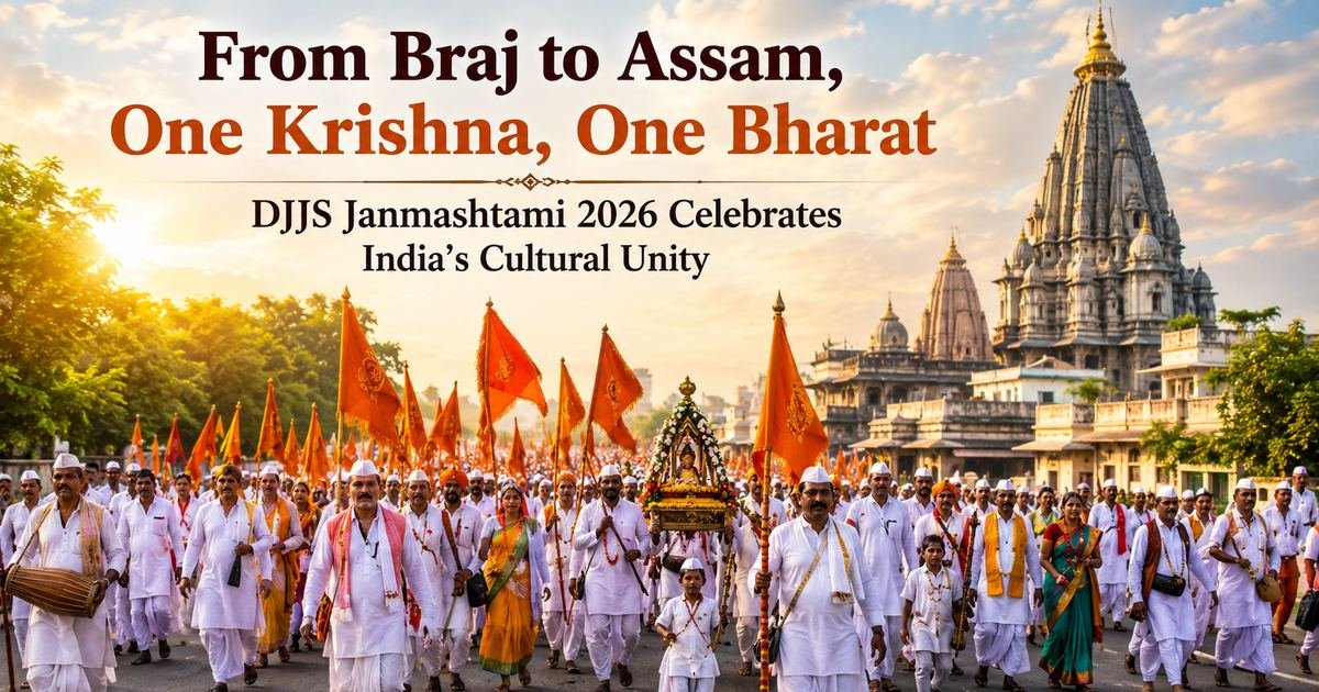 From Braj to Assam, One Krishna, One Bharat: DJJS Janmashtami 2026 Celebrates India's Cultural Unity