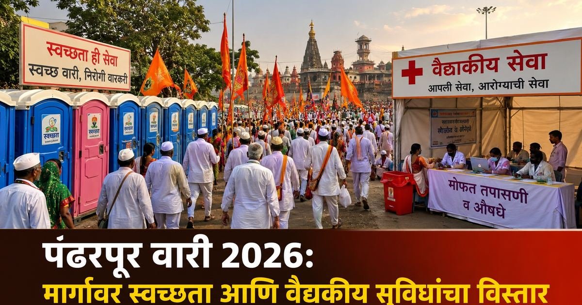 Latest Updates for Pandharpur Wari: Expanded Sanitation and Medical Facilities on Route