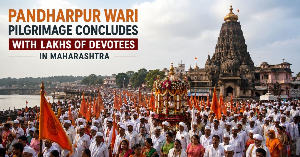 Pandharpur Wari Pilgrimage Concludes With Lakhs of Devotees in Maharashtra