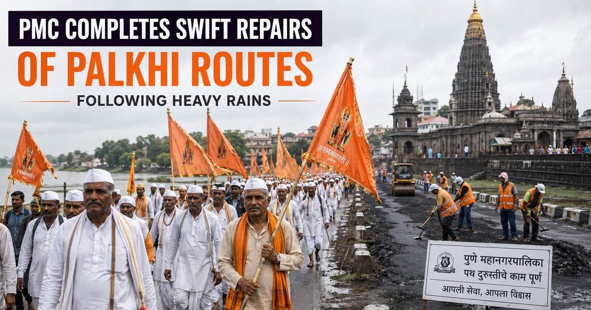 PMC Completes Swift Repairs of Palkhi Routes Following Heavy Rains