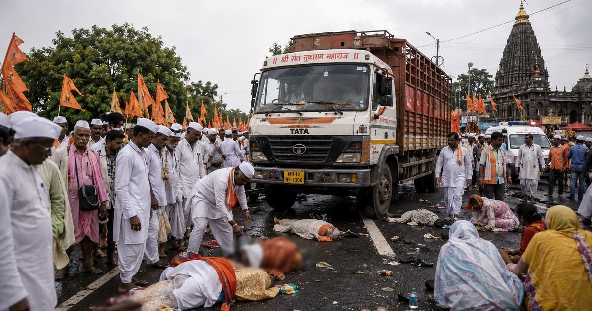 3 Women Pilgrims Killed, 4 Injured as Truck Runs Over Varkaris in Pune District