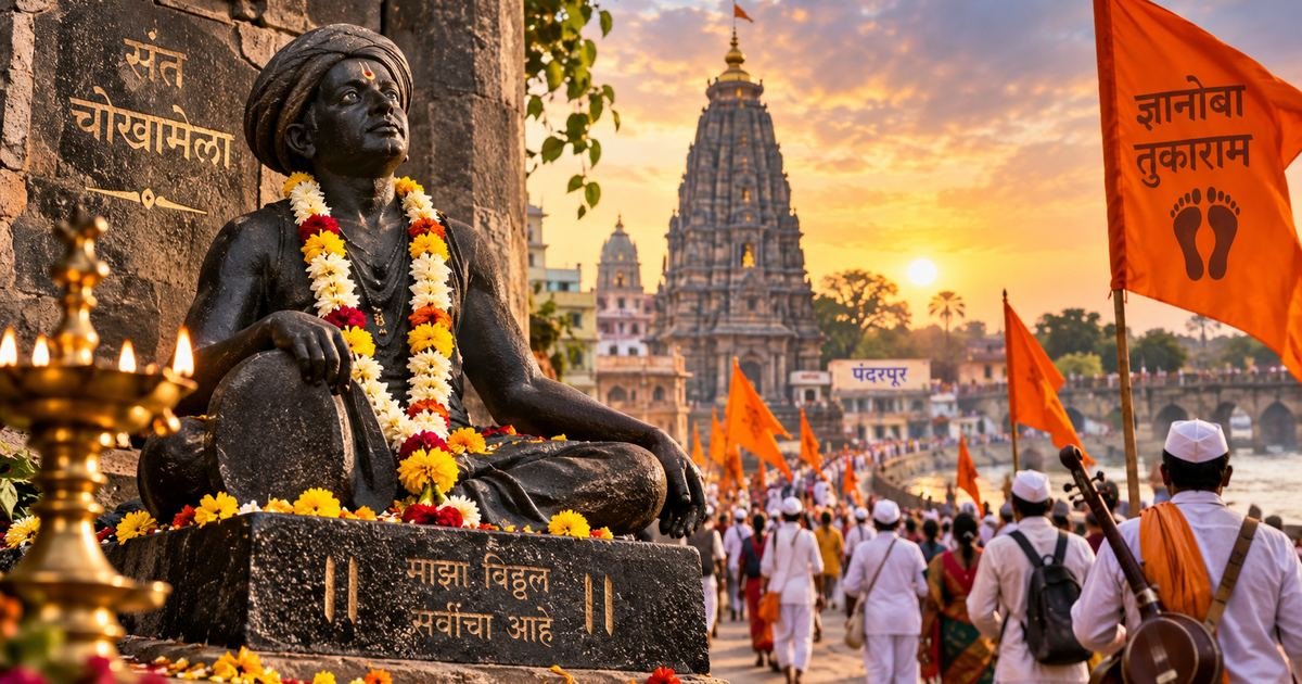 संत चोखामेळा समाधी: पंढरपूर येथील समानता आणि समर्पणाचे शाश्वत प्रतीक