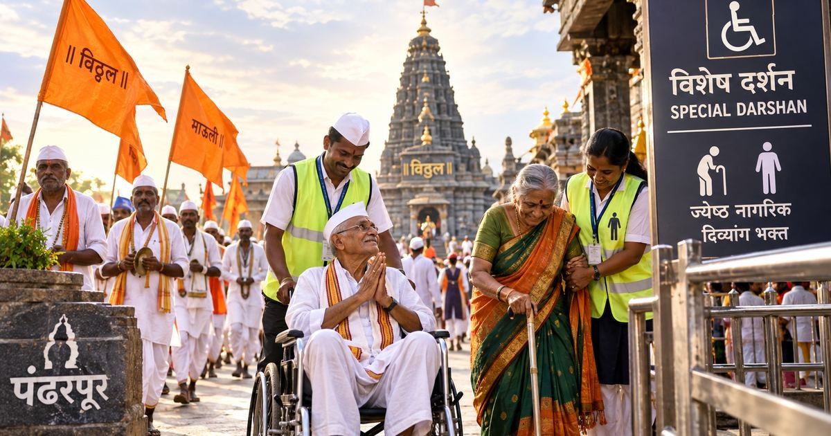 Guide for Senior Citizens and Specially-Abled Devotees: Darshan Facilities at Pandharpur Temple